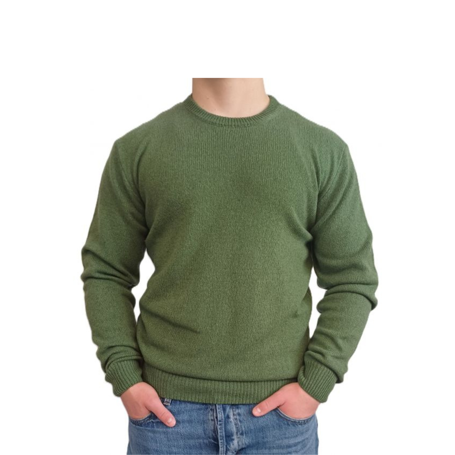 Maglia Uomo Girocollo Cashmere Rigenerato
