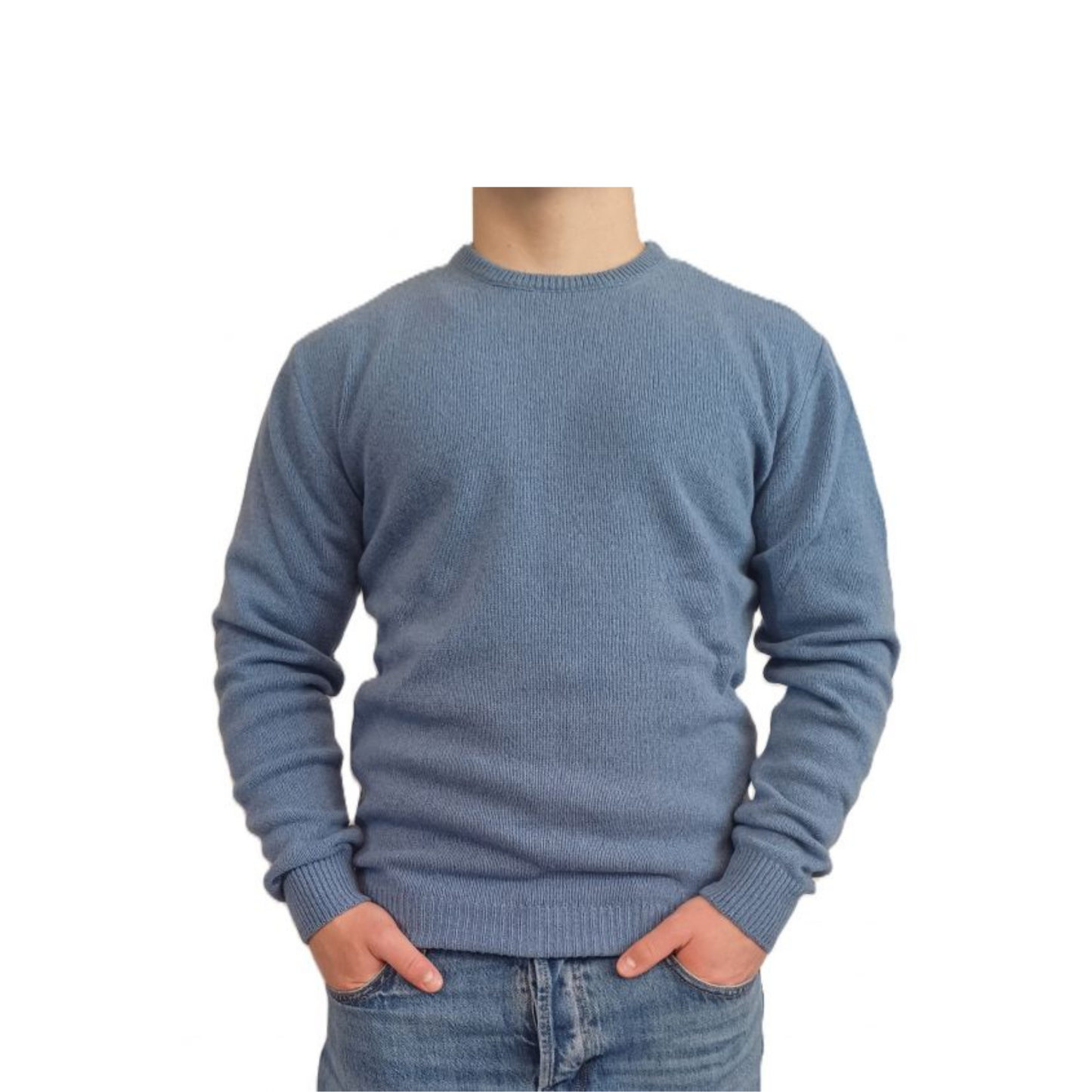 Maglia Uomo Girocollo Cashmere Rigenerato