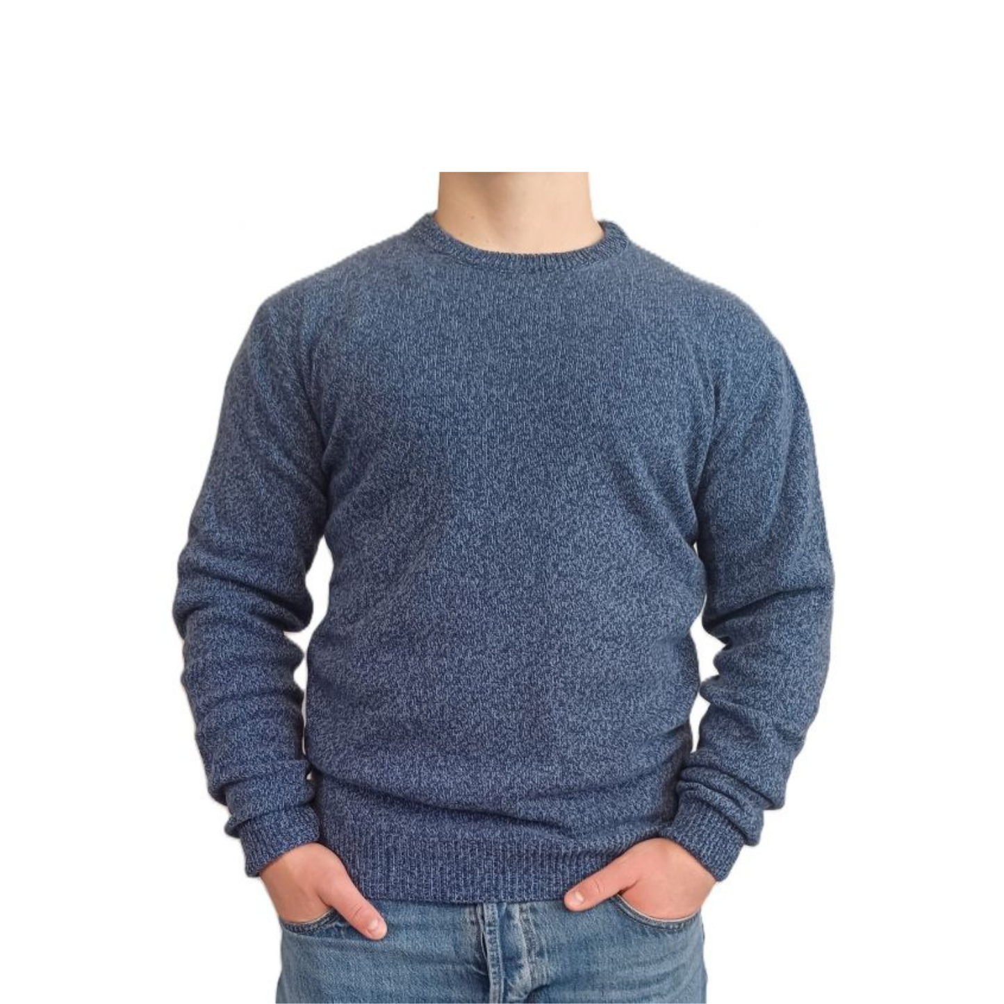 Maglia Uomo Girocollo Cashmere Rigenerato